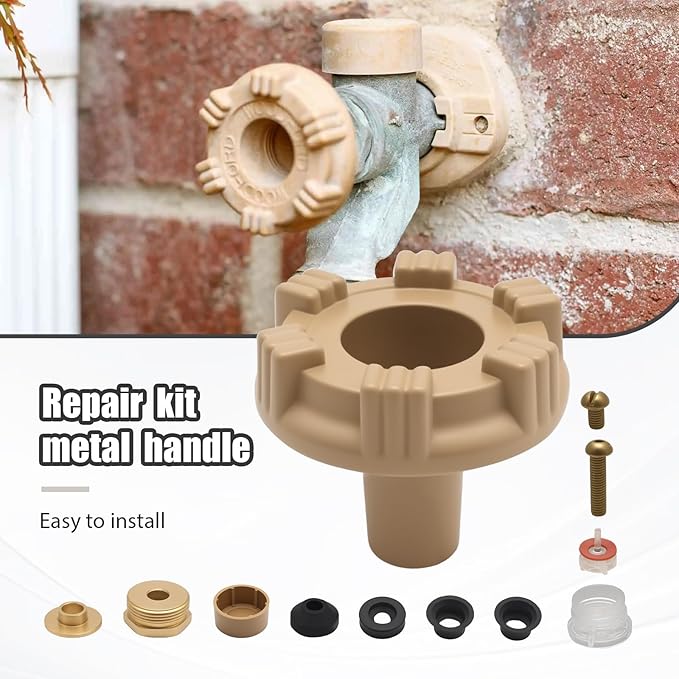 EATAKWARD RK-17MH Repair Kit Metal Handle, Outdoor Faucet Repair Kit, Replacement for Woodford Model 17