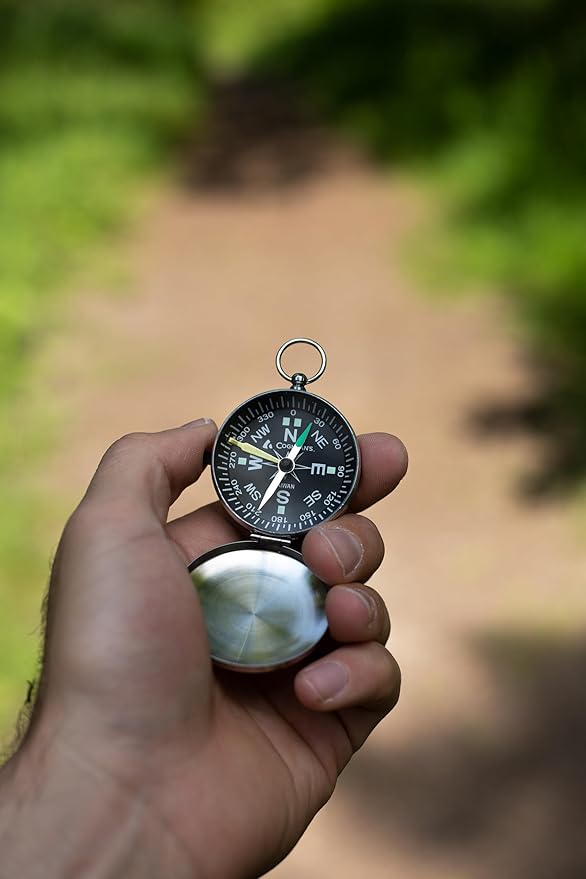 Coghlan’s Outdoor Compasses for Hiking, Camping, Survival & Orienteering – Map, Lensatic, Liquid-Filled, Wrist, Carabiner & Pocket Navigation Tools