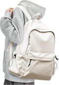 BJLFS Large White Backpack for Women Men, Gym Backpack for Women Foldable Outdoor Weekender Gym Bag, Waterproof Sports Back Pack & Dance Yoga travel Bag