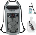 Piscifun Dry Bag, Waterproof Floating Backpack 10L/20L/30L/40L with Waterproof Phone Case for Boating, Kayaking, Fishing