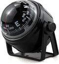 Marine Compass, Car Marine Navigation Compass with Adjustable Mounting Bracket, Car Marine Accessories, Marine RV Truck Accessories