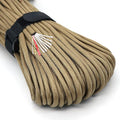 PSKOOK Survival Paracord Parachute Fire Cord Survival Ropes Red Tinder Cord PE Fishing Line Cotton Thread 7 Strands Outdoor 20, 25, 100 Feet