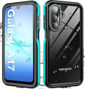 for Samsung Galaxy A17 5G Phone Case Waterproof, [IP68 Waterproof Dustproof] [Built-in Screen Protector] Rugged Full Body Underwater Shockproof Protective Cover for Samsung A17 5G Case, Teal