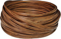Feyart 32m/105ft 8mm Dark Wood Grain Brown Wicker Repair Kit, PE Rattan Repair Kit for Wicker Chair Fixing, Patio Furniture Repair