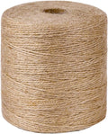 PerkHomy Natural Jute Twine 1800 Feet Long Twine String for Crafts Gift Wrapping Packing Gardening Crochet Knitting Macrame Decor (1800 FT * 2mm (3Ply))