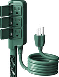 HBN Outdoor Power Stake Waterproof with 6FT Long Extension Cord, 3 Grounded Outlets Yard Power Strip with Protective Covers, Electrical Power Stake with Multiple Plug Socket for Garden Decoration