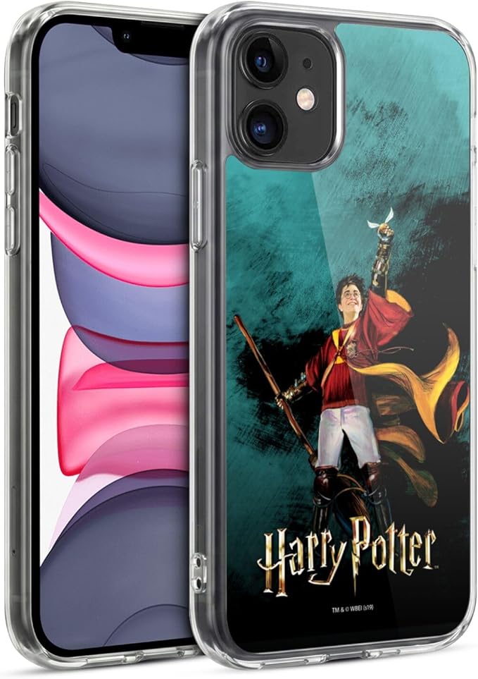 Head Case Designs Officially Licensed Harry Potter Quidditch 3 Prisoner of Azkaban II Gel Case [Military Grade Protection] Compatible with Apple iPhone 11 and Compatible with MagSafe