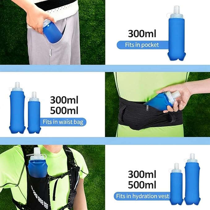 Hydration Bladder, 1.5L2L3L Water Bladder for Hiking Backpack Leak Proof Water Reservoir Storage Bag, BPA-Free Water Pouch Hydration Pack for Camping Cycling Running, Blue