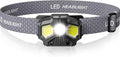 HOKOILN Rechargeable Headlamp with Red/Green/White 14 Modes, 1400 Lumens LED Head lamp Ultra-Bright Rechargeable, Headlamps with Memory Function, Ideal for Outdoor Camping, 1 Pack