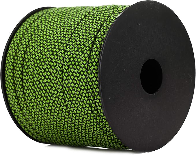 7 Strand Core 550lb Paracord Parachute Cord Lanyard Mil Spec Type III - 4mm 165 Feet Spool of Paracord String Braided Accessories