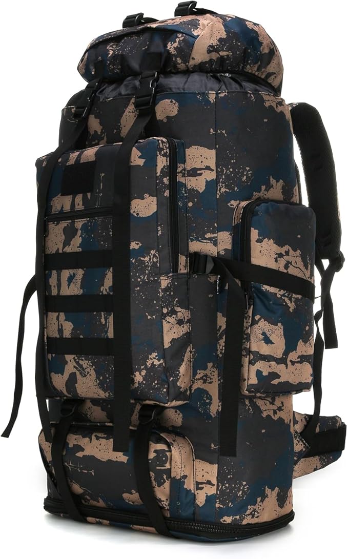 Hiking Backpack for Men 70L/100L Camping Backpack Military Rucksack Molle 3 Days Assault Pack for Climbing | Camping Backpack, 3 Days Assault Pack, for Climbing