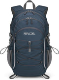 RealCool Hiking Backpack for Men Women,30L Lightweight Waterproof Travel Camping Backpack Hiking Daypack for Cycling Running,Blue