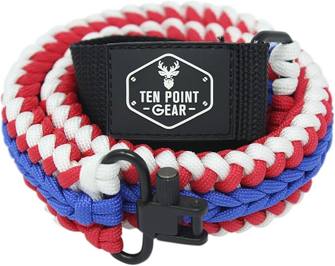 Extra Wide Gun Sling Paracord 550 Adjustable w/Swivels (Multiple Color Options)