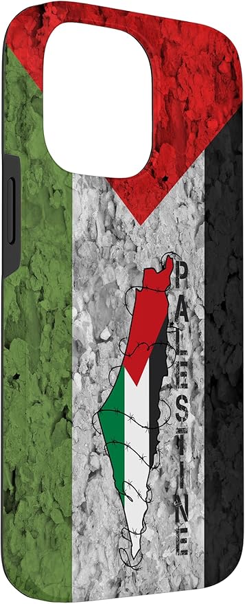 Kufiya PALESTINE Keffiyeh flag, Palestinian Map pattern Case for iPhone 14 Pro Max