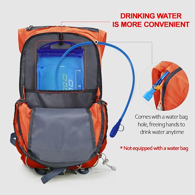 Seektop Ultra Lightweight & Packable Hiking Backpack 20L,Water-Resistant Foldable Daypack for Men Women, Compact for Hiking,Travel,Outdoor
