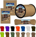 HERCULES Type III Paracord 550 Paracord Rope Parachute Cord, 50' Desert Tan for Camping Cord, Survival Rope