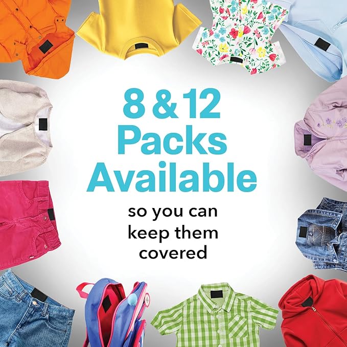 12PK Fabric GPS Holder for AirTags, Secure and Discreet, for Clothing, Suitable for, Luggage Bags, Sports Clothing and Equipment, and Outdoor Activities Pack of (12)