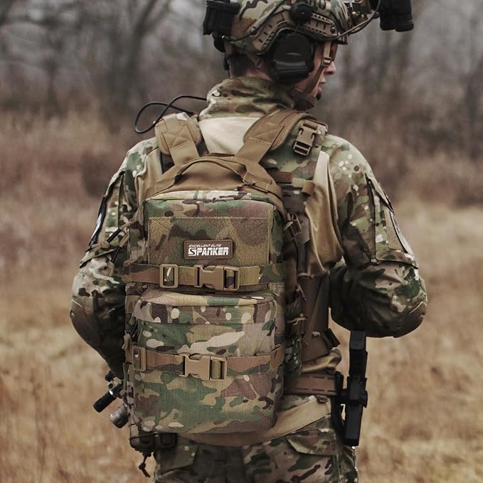EXCELLENT ELITE SPANKER Tactical MOLLE Hydration Backpack Water Bladder Carrier Pack for Tactical Vest Backpack Plate Carrier