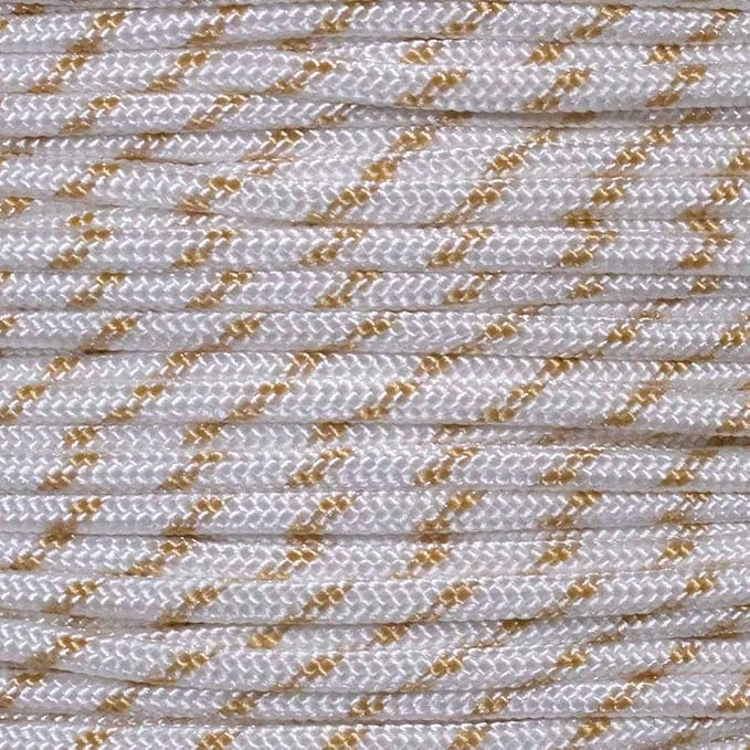 Paracord Planet 275lb Paracord – 3/32 Inch (2.38 mm) Nylon Crafting Cord with 5 Strand Inner Core – Klondike (1000 ft)