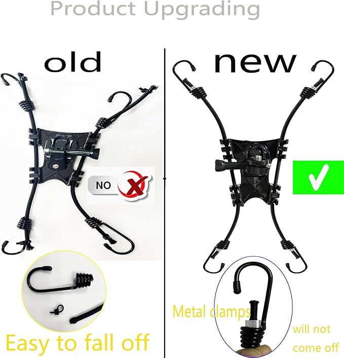 Pmsanzay Fence Mount Holder for Cameras and Smartphones - Black