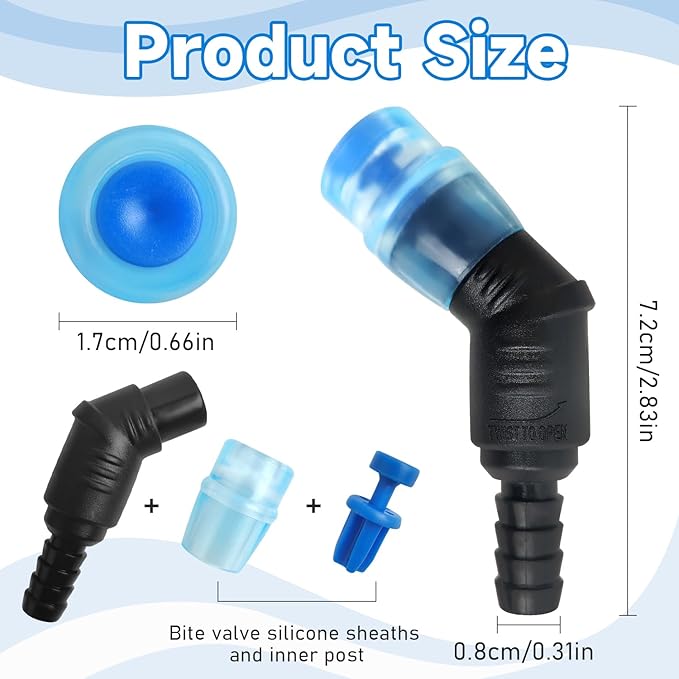 Bite Valve ON-Off Switch Tube Nozzle Replacement for Hydration Bladder