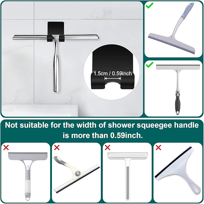 CGBE Razor Holder for Shower, 4 Packs Self Adhesive Shaver Holder Hanger Hooks for Bathroom, Damage Free Wall Hooks for Razor Shaver Loofah Sponge
