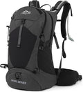 IX INOXTO Hiking Backpack, 26L/40L Waterproof Hiking Daypack with 3L Water Bladder and Rain Cover, Lightweight Travel Camping Backpack for Men Women (Black)
