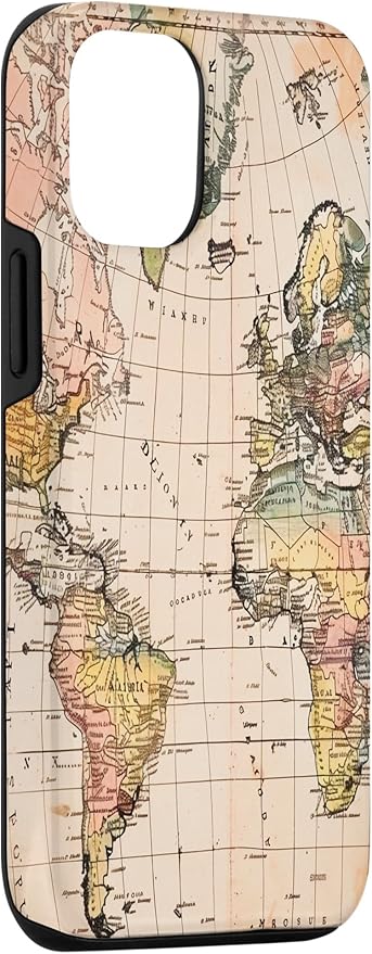 World Map ,Old Map of the World Case for iPhone 12/12 Pro
