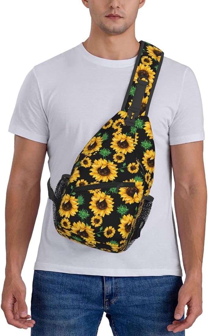 Sling Backpack For Men Hiking Daypack Crossbody Shoulder Bag Travel Chest Pack | Hiking, Travel