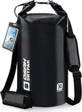 Waterproof Dry Bag, 5L/10L/20L/30L/40L Roll Top Lightweight Storage Backpack with Phone Case for Women & Men, Floating Waterproof Sack for Travel, Swimming, Kayaking, Paddle Board, Camping & Beach