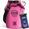 STOVER 5/10/25/30/40/55L Waterproof Dry Bag- Roll-Top Backpack w/Phone Case- Kayaking, Hiking, Camping, Boating- Men/Women