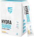 Jacked Factory Hydrasurge Electrolytes Powder Packets - Sugar Free & Naturally Sweetened Hydration Packets - Keto & Vegan Friendly, Easily Dissolves - 30 Stick Packs, Lemonade