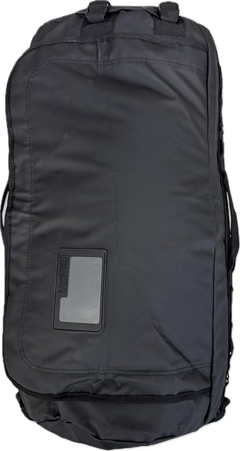 Element Equipment Trailhead Duffel Bag Shoulder Straps Waterproof Black/Black Small