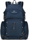 Maelstrom Hiking Backpack, 40L Waterproof Camping Daypack for Men and Women, Lightweight Travel Pack with Rain Cover (Blue)