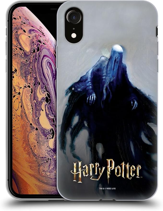 Head Case Designs Officially Licensed Harry Potter Dementor Prisoner of Azkaban II Gel Case [Military Grade Protection] Compatible with Apple iPhone XR