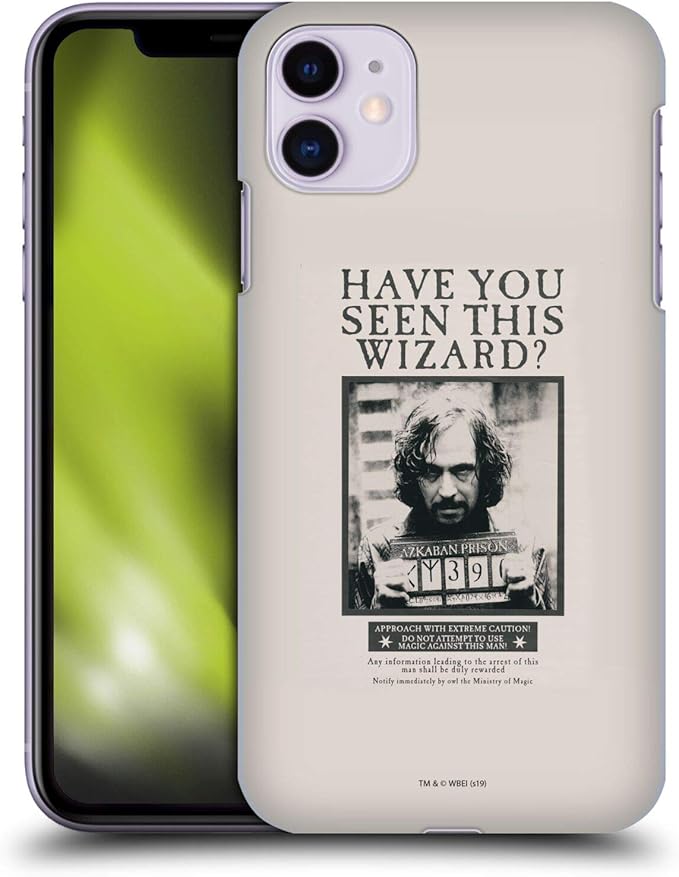 Head Case Designs Officially Licensed Harry Potter Sirius Black Poster Prisoner of Azkaban II Hard Back Case Compatible with Apple iPhone 11