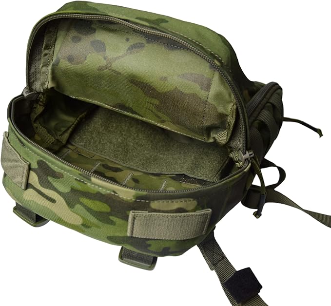 Tactical Hydration Backpack for 2L Hydration Bladder, Lightweight Hydration Backpack MOLLE Water Carrier for 2L Hydration Bladder Reservoir Pack for Hiking Biking Running Climbing