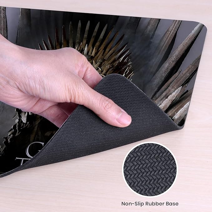 Head Case Designs Officially Licensed HBO Game of Thrones Iron Throne Graphic Art 9.84 x 11.81 x 0.12 inches (250 x 300 mm) - S Gaming Office Desk PC Keyboard Mouse Mat Pad