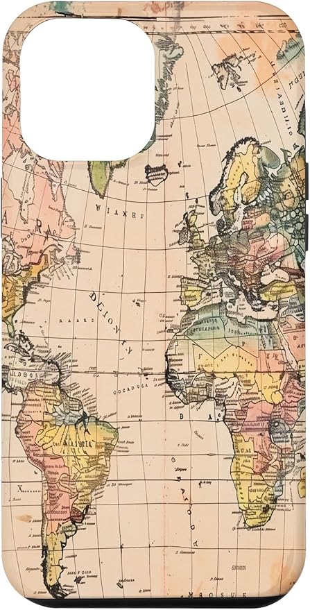 World Map ,Old Map of the World Case for iPhone 12 Pro Max