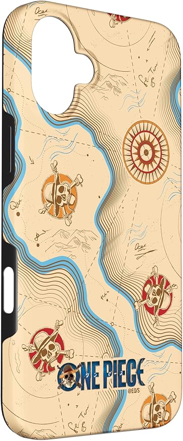 One Piece Map Officially Licensed Case for iPhone 16 Plus