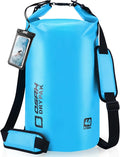 Waterproof Dry Bag, 5L/10L/20L/30L/40L Roll Top Lightweight Storage Backpack with Phone Case for Women & Men, Floating Waterproof Sack for Travel, Swimming, Kayaking, Paddle Board, Camping & Beach