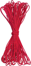 Dyneema Reflective Rope -2mm 400kg Fracture Strain - Suitable for Tents, Kite Surfing, and Other 65 feet (red, 2mm)