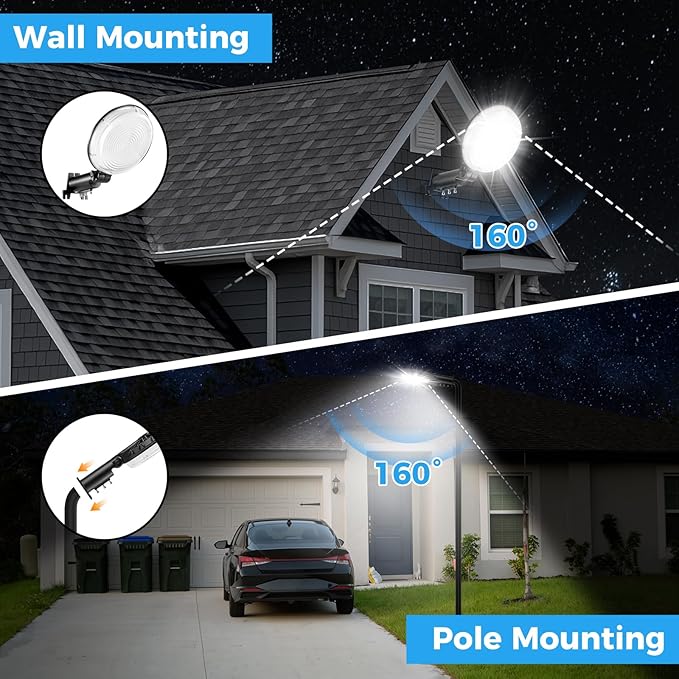 150W LED Barn Light, 4 Pack 21000LM Dusk to Dawn Outdoor Lighting, Yard Lights, 6500K Daylight, Outdoor Security Lighting, IP66 Waterproof Street Lights for Farmhouse, Garage Yard Warehouse