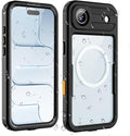 Waterproof Phone Case Compatible with iPhone 17 Air, IP68 Waterproof Shockproof Dust-Proof Phone Case with Built in Screen Protector, Full Body Protective Case (Black, 17 Air)