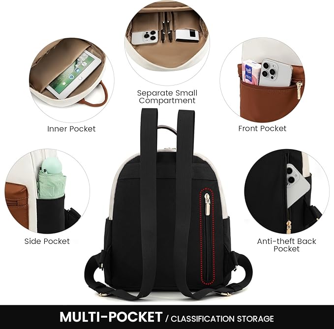 LOVEVOOK Mini Backpack for Women Light Weight Small Waterproof Backpack Purses Daily Backpack… | Light Weight