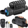 True Night Vision Monocular for Adults, IR Illuminator for Complete Darkness, High Sensitivity COMS Sensor Digital Night Goggles Night Vision Binoculars WG-50