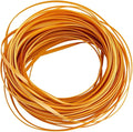 GORGECRAFT 30m*5mm Rattan Weaving Wicker Basket Wicker Repair Kit Orange Synthetic Rattan Roll Flat Cord Webbing Basket Weave Patio Chair Sofas Repair Supplies for Lawn Furniture Garden