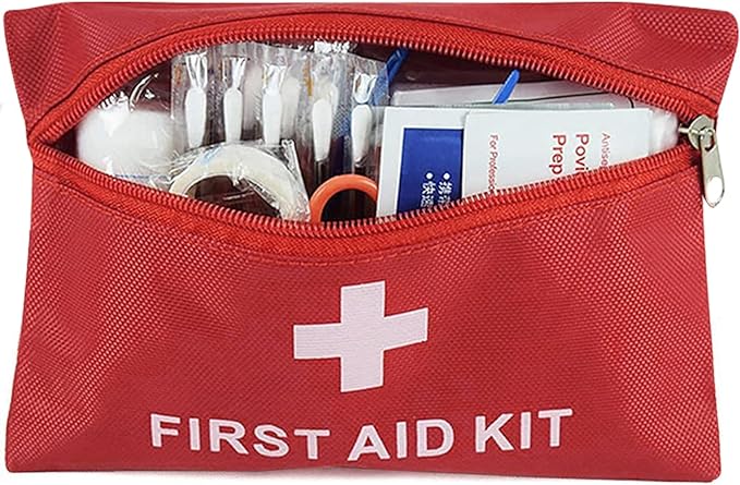 AOUTACC 12 Pack First Aid Kit Empty Bag, Travel Empty First Aid Kit Pouch Bag for Emergency at Home, Office, Car, Outdoors, Camping(Bag Only)