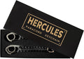 HERCULES Paracord Keychain Set – 2 Pack Lanyard Rope with Aluminum Clip, Durable Paracord Wrist Strap for Outdoor Activities, Black