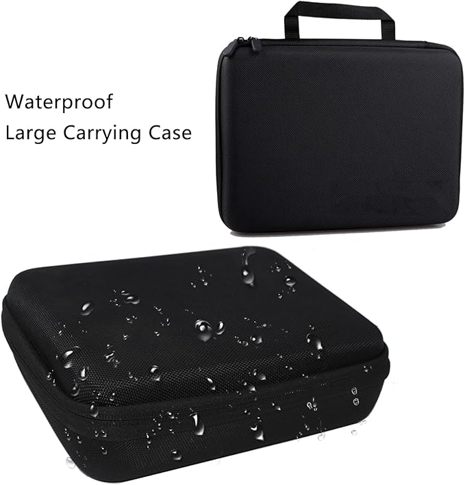 Large Camera Carrying Case Compatible with Gopro Hero 13 12 11 10 9 8 7/AKASO EK7000 Brave 4 Brave 7 V50X/DJI Action 5 Pro/ODDV/Xilecam/Jadfezy/SJCAM/APEXCAM/Vemont Action Cam, Travel Camera Case